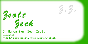 zsolt zech business card